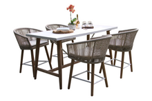 Load image into Gallery viewer, Isabella Ivory Composite Balcony Height Dining Set
