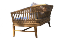 Load image into Gallery viewer, Lucienne Tropical Teak &amp; Wicker Sofa

