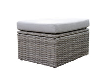 Load image into Gallery viewer, Lucienne 3 pc. Teak &amp; Dove Grey Wicker Storage Sectional Set
