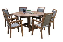 Load image into Gallery viewer, Mirabella 7 pc. 63&quot; Lazy Susan Dining Set
